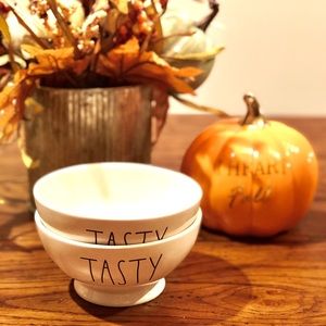 Rae Dunn "Tasty" Cereal or Ice Cream Bowls.  NWT